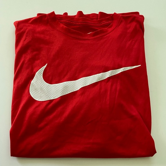 Nike Other - Nike red athletic cut Dri-fit tee